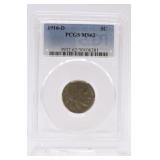 1916-D Buffalo nickel PCGS MS62