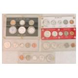 Lot of 5 proof sets - 1956, 1957, 1960 SD,