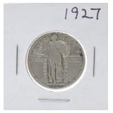 1927 Standing Liberty quarter VF20