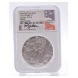 2022-W silver eagle NGC MS70