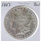 1887 Morgan dollar BU