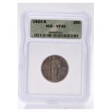 1923-S Standing Liberty quarter ICG VF30