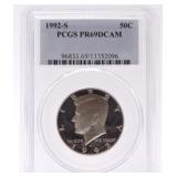 1992-S Kennedy half PCGS PR69DCAM