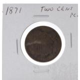 1871 two cent piece