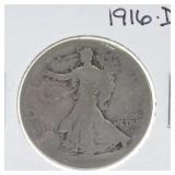 1916-D Walking Liberty half G