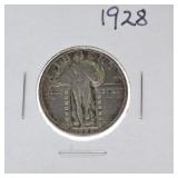 1928 Standing Liberty quarter EF40