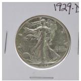 1929-D Walking Liberty half EF40