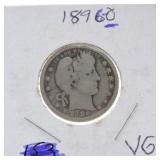 1896-O Barber dime VG