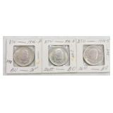 1964 P, D, & S Booker T. Washington halves, BU