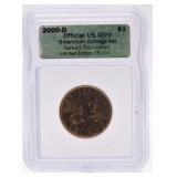 2000-D Sacagawea dollar