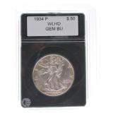 1934 Walking Liberty half Gem BU