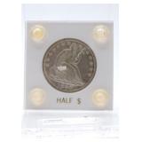 1847 Seated Liberty half