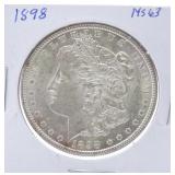 1898 Morgan dollar MS63