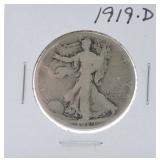 1919-D Walking Liberty half G