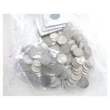 Bag of 125 +/- Jefferson nickels