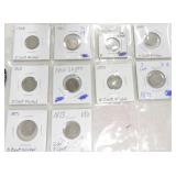 Page of 10 three cent nickels