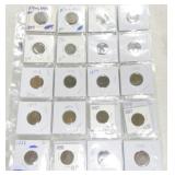 Page of 47 Flying Eagle and Indian cents