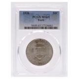 1936 York Commemorative half PCGS MS65