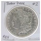 1904 Morgan dollar