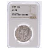 1944 Walking Liberty half NGC MS62