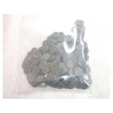 Lot of 374 1943 Lincoln steel cents