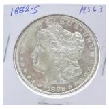 1882-S Morgan dollar MS63