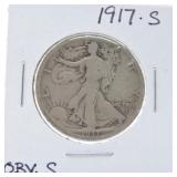 1917-S Obv Walking Liberty half G