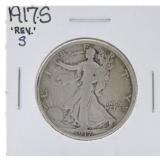 1917-S Rev Walking Liberty half VF20