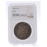1892-S Morgan dollar NGC F15