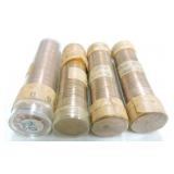 4 BU Lincoln cent rolls, 3 - 1946-D, 1 - 1946-S