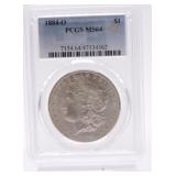 1884-O Morgan dollar PCGS MS64