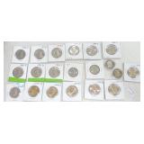 Lot of 13 SBA dollars, BU & proof, 1 Sacagawea