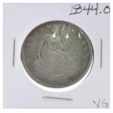 1844-O Seated Liberty half VG