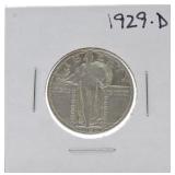 1929-D Standing Liberty quarter VF20