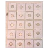 Page of 52 Mercury high grade dimes,