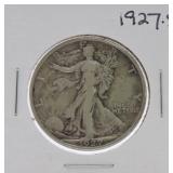 1927-S Walking Liberty half VF20