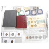 Lot of foreign, Canada coins & tokens