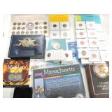 Lot of assorted US coins, tokens, type sets and