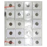 Page of 40 Indian cents