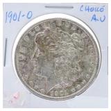 1901-O Morgan dollar AU