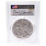 2021 silver eagle Ty2, PCGS MS70