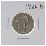1928-D Standing Liberty quarter VF20