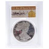 1990-S silver eagle PCGS PR70DCAM