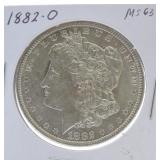 1882-O Morgan dollar MS63