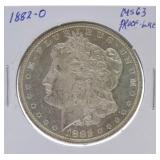 1882-O Morgan dollar MS63PL