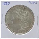1880 Morgan dollar MS62