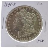 1898-S Morgan dollar AU