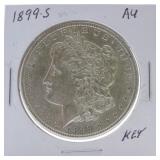 1899-S Morgan dollar AU