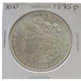 1885 Morgan dollar MS63