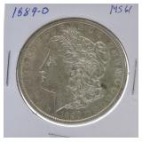 1889-O Morgan dollar MS61